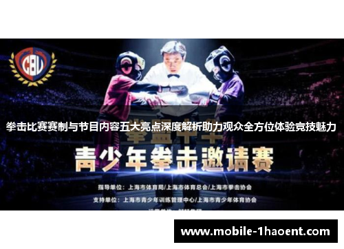 拳击比赛赛制与节目内容五大亮点深度解析助力观众全方位体验竞技魅力